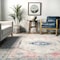 Nuloom Chase Faded Vintage Medallion Area Rug 8ft x 10ft RZBD105A-8010 - alternate 6